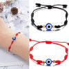 12pcs Couple Evil Eye Red Bracelet Women Men 7 Knot Lucky Handmade Braided String Adjustable Family Friendship Bracelet Jewelry - Image 4
