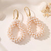 Small Earrings National Flag Colors Water Drop Earrings for Women Handmade Beads Crystal Earrings Gift Jewelry - Image 15