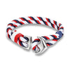 Anchor Bracelets Men Double strand Nautical Surfer Rope Bracelet Women Black Stainless Steel Sport Buckle - Image 11