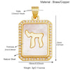 2pcs/lot Hebrew Life Love Star Colorful Shell Charm Pendant, Gold Plated Jewelry Necklace Bracelet Accessories - Image 39