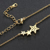 Three Stars Choker Necklaces for Women Kpop Dainty Gold Color Chain on The Neck Zircon Pendant Female Jewelry - Image 5