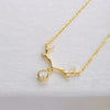 Elk Antler Pendant Necklace Women for Christmas Year Cubic Zirconia Necklace Jewelry - Image 4