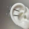 1 Pcs Excalibur Demon Sword Ear Studs, Steel Wing Helix Conch Ear Piercing Jewelry, Anti-allergic Cartilage Earring - Image 5