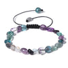 Multicolor Bead Bracelet with Square Spacer Details and Stone-Look Options - Image 23