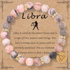 Mhs.sun 12 Star Zodiac Sign Pink Zebra Stone Beaded Bracelets Constellation Birthday Party Jewelry For Women Men - Image 21