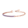 Paper Clip Chain Tennis Bracelet for Women Colorful 2.5mm Zircon Charm Bracelet Hand Chain Y2K Accessories Gift Jewelry - Image 11