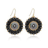 Badu Colorful Round Beaded Drop Earrings For Women Handmade Bohemia Beads Crystal Big Earrings Jewelry Gifts - Image 18
