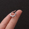 1PC Fake Piercing Earrings Women Dainty Cartilage Ear Clip Korean Style Micro-set Zircon Silver Color Jewelry - Image 13