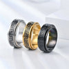 Viking Celtic Knot Rune Rings For Men Rotating Stainless Steel Relife Spinning Ring Antiestres - Image 3