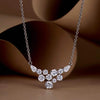 Multi Cubic Zirconia Pendant Necklace Women Engagement Wedding Necklaces Silver Color Jewelry Drop Ship - Image 1