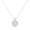 Ventfille Silver Circular Geometry Rose Necklace Dropwise Glaze Korean Gentle Jewelry Birthday Gift - Image 5