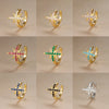 Vintage Star Ear Clips Without Piercing For Women Sparkling Zircon Ear Cuff Clip Earrings Wedding Party Jewelry Gifts - Image 5