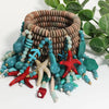 Statement Starfish Shell Element Retro Beads Bracelet Set Handmade for Women Girl - Image 4