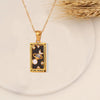 Zirconia Tarot Card Necklace Classic Tarot Queen Lover Magician Moon Wealth Amulet Stainless Steel Jewelry - Image 8