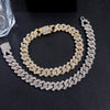 BulingBuling Mens Cuban Bracelet Full Diamond-Rhombus Design Sparkling Jewelry for Him - Image 5
