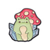 Cartoon Frog Enamel Pins Cute Mushroom Music Frog Animal Brooch Backpack Lapel Badge Jewelry Gift for Friends - Image 10