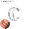 Silver Ear Needle Simple Ear Clip White Zircon Wrapping Design Earring for Women Jewelry Gift - Image 24