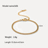 Classic Snake Chain Bracelets Women Gold Plated Stainless Steel Cuban Chain Bracelet Female Gifts Jewelry - Image 20
