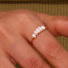 La. Muses Elegant Small Freshwater Pearl Stainless Steel Finger Rings Women Daily Jewelry And Accessories - Image 6