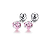 1-12 Pairs Shiny Zirconia Cartilage Stud Earring Tragus Helix Piercing Barbell Star Heart Ball Cartilage Earrings Set for Women - Image 13