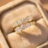 Silver Geometric Design Women Opening Ring Full Sparkling Cubic Zirconia Party Wedding Lady Jewelry - Image 7