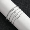 Simple Men Stainless Steel Square Snake Bone Chain Bracelet Hip-Hop Jewelry Party Accessories Bracelet For Women - Image 7