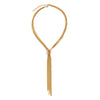 Adjustable Flat Snake Chain Necklace in Gold Tone Silver Tone and Mixed Finishes - Image 7