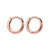 Two-Piece Mini Hoop Piercing Earrings in Gold-Tone Silver-Tone or Rose Gold-Tone - Image 20