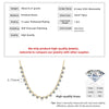 Bubble-Style Clear Stone Necklace with 3 mm Accents and 45 cm to 50 cm Chain - Image 11