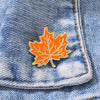 Leaf Metal Badge, Plant Autumn Intent, Maple Leaf, Simple and Versatile Brooch, Clothes, Bags, Accessories - Image 4