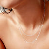 Thin Round Snake Chain Necklace 1mm in Stainless Steel - Image 8