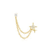 1PC Silver Crown Chain Tassel Zircon Drop Earrings For Women Gold Minimalism Earrings Jewelry Gift - Image 31