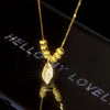 Ventfille Silver Circular Geometry Rose Necklace Dropwise Glaze Korean Gentle Jewelry Birthday Gift - Image 10