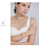 Stylish Cubic Zirconia Stainless Steel Wrist Bangle Bracelet Gold Plated Jewelry for Women Charm - Image 10