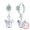 Silver Hoop Earrings Studs Drop Earring for Women Birthday Party Wedding Engagement Jewelry Gifts - Image 31