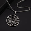 Rune Compass Necklace for Men Vintage Pendant Amulet Party Jewelry Gift - Image 11