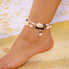 Bohemia Shell Anklet For Women Colorful Rice Beads Handmade Braided Rope Bracelet On Leg Beach Barefoot Sandal Leg Chain Jewelry - Image 12