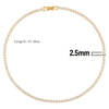 Sexy Short Sparking Rainbow Tennis Chain Chocker Necklace With CZ Personality Women Collar Jewellery - Image 22