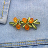Enamel Brooch with Pearl Accents in Multiple Designs - Image 8