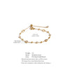 Stainless Steel Cubic Zirconia Chain Bracelet Bangle Delicate Aesthetic Chic Adjustable Wrist Jewelry Pvd Plated - Image 6