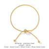 Korean Adjustable Stainless Steel Bracelet for Women Girl Men Design Gold Color Snake Chain Jewelry - Image 2
