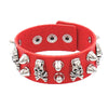 Cool Gothic PU Leather Studded Bracelet Adjustable Punk Goth Cuff Spike Bracelet Gothic Rivet Wristband for Men Women - Image 14