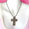 Y2K Jewelry Acrylic Leopard Print Zebra Print Cross for Women Cool Kawaii Cute Sexy Necklace Punk Accessories Goth - Image 2