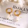 Jolivie Stainless Steel Stone Earrings Women Bohemia Vintage Hoop Earrings for Women Ear Jewelry Gift - Image 12
