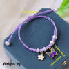 Bohemian Butterfly Flower Bracelets For Women Girls Handmade Purple Blue Pink Beads Braided Rope Chain Bracelet Bangles Bff Gift - Image 6