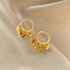 2PCS/Set Gold Color Hoop Earrings for Women Korean Design Crystal Pearl Dangle Earring Jewelry De - Image 11