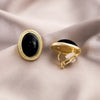 Vintage Maillard Coffee Tone Clip on Earrings for Non Pierced Retro Style Brown Resin Tiger Eye Stone Artistic Women Ears Clips - Image 17