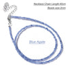 2mm Stone Bead Choker Necklace 40cm - Image 16