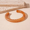 Unique Irregular Acrylic Cuff Bracelets for Women Simple Texture Multicolor Geometric Open Bangle Female Jewelry - Image 18