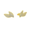 Natural Design Jewelry Full Paved Cubic Zirconia CZ Bloom Flower Sparking Bling Earring For Women Girl - Image 21